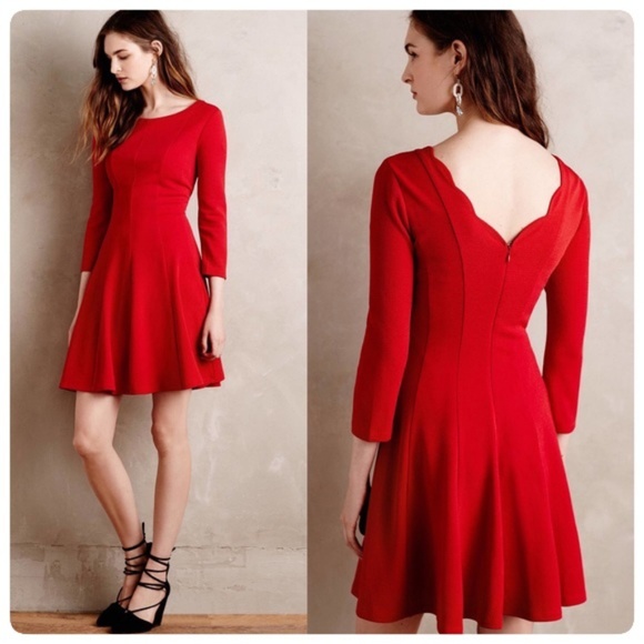 Anthropologie Dresses & Skirts - { anthropologie } red crosstown dress